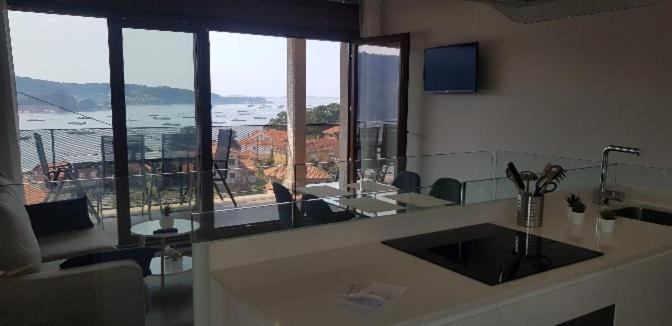 Mirador Ria De Aldan Apartamentos Exterior foto